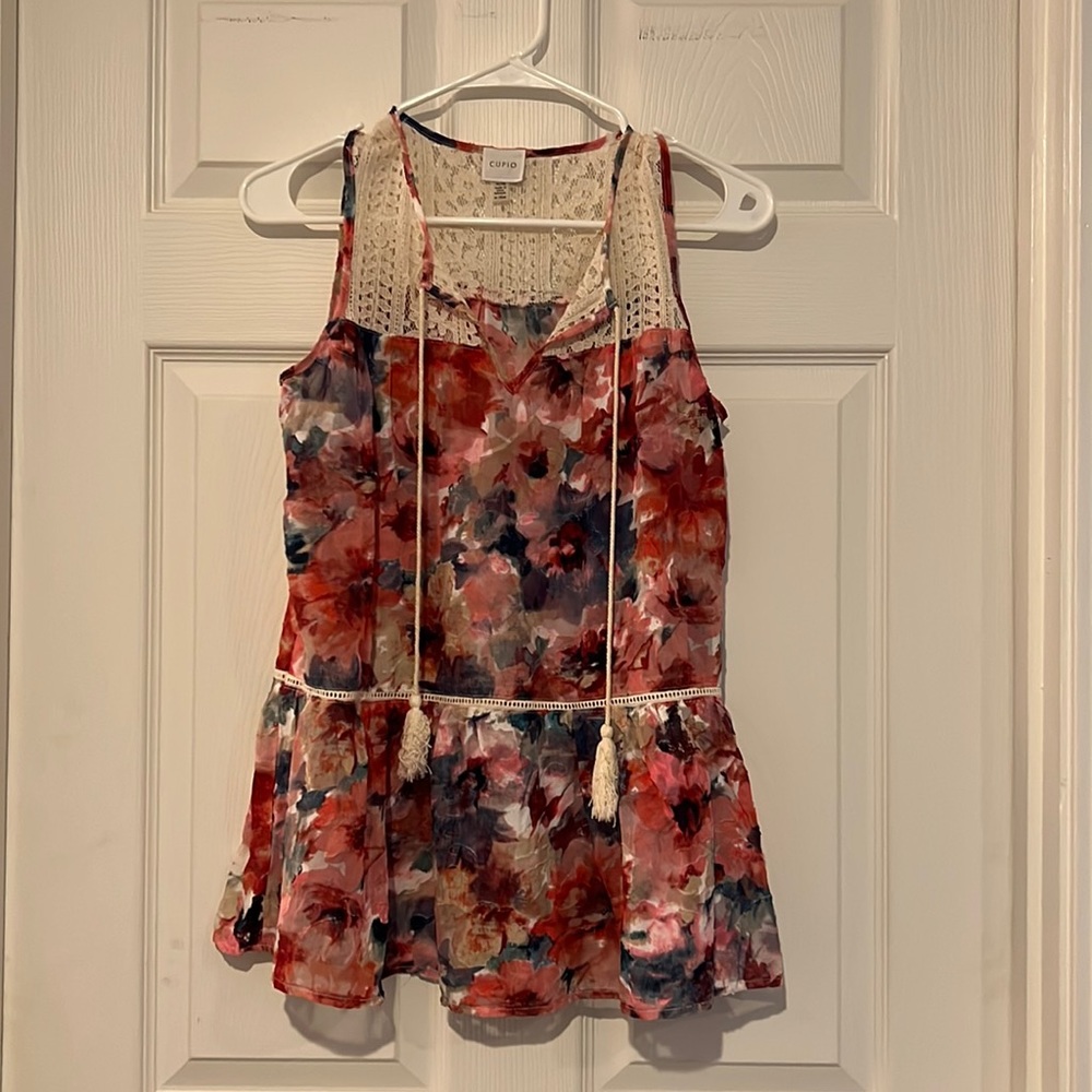CUPIO Women’s Medium Tank Blouse